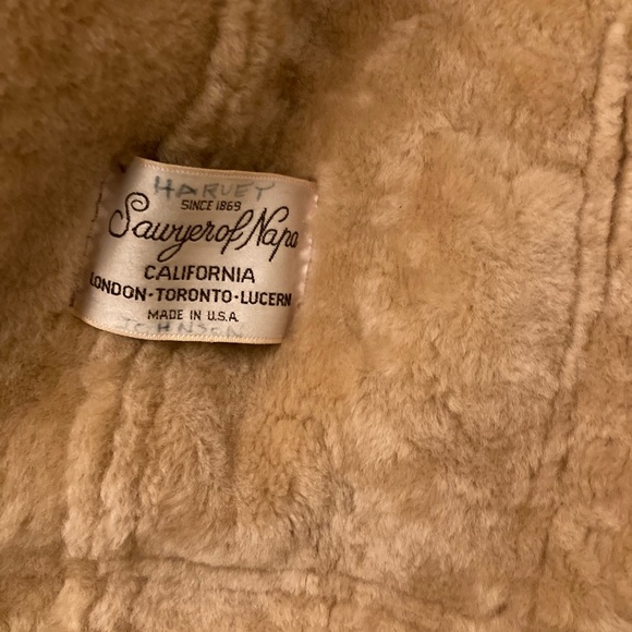Tan Shearling  Jacket - Picture 5 of 5